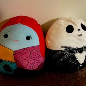 No tags 16 inches jack and sally limited edition Squishmallow Christmas